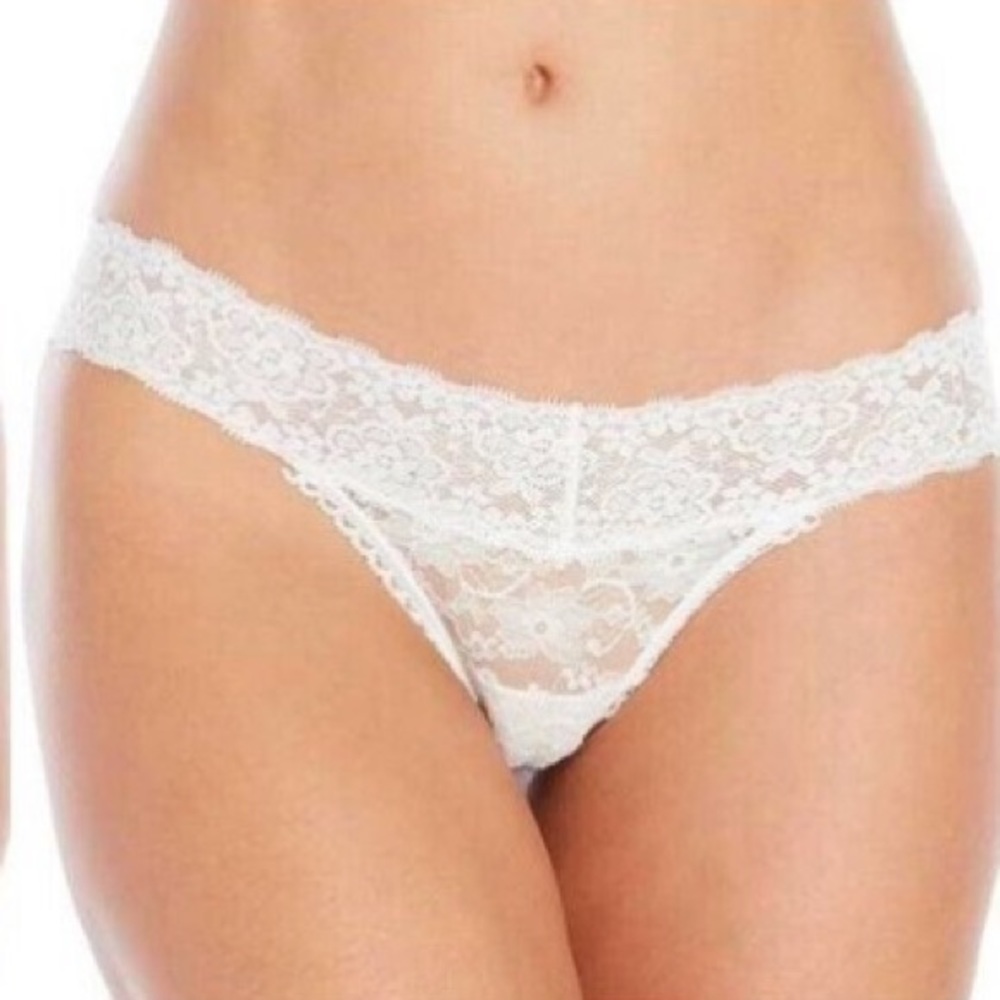 JESSICA SIMPSON Women's Wedding Collection Lace Thong Panty Bridal "I DO"